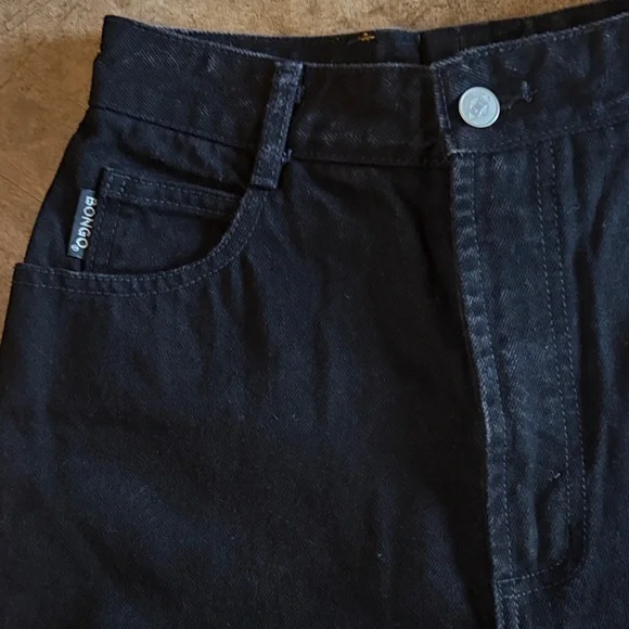 Vintage BONGO Women's High Rise Jeans - Black - Picture 2 of 7